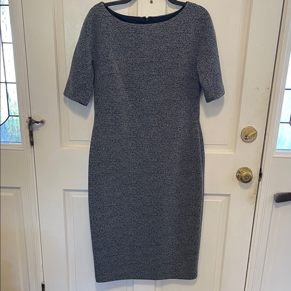 Maggy London Classic Gray Midi Dress